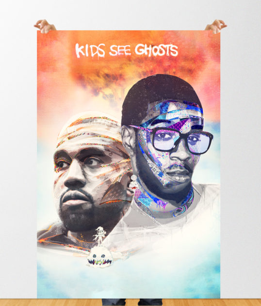 Kids See Ghosts Poster