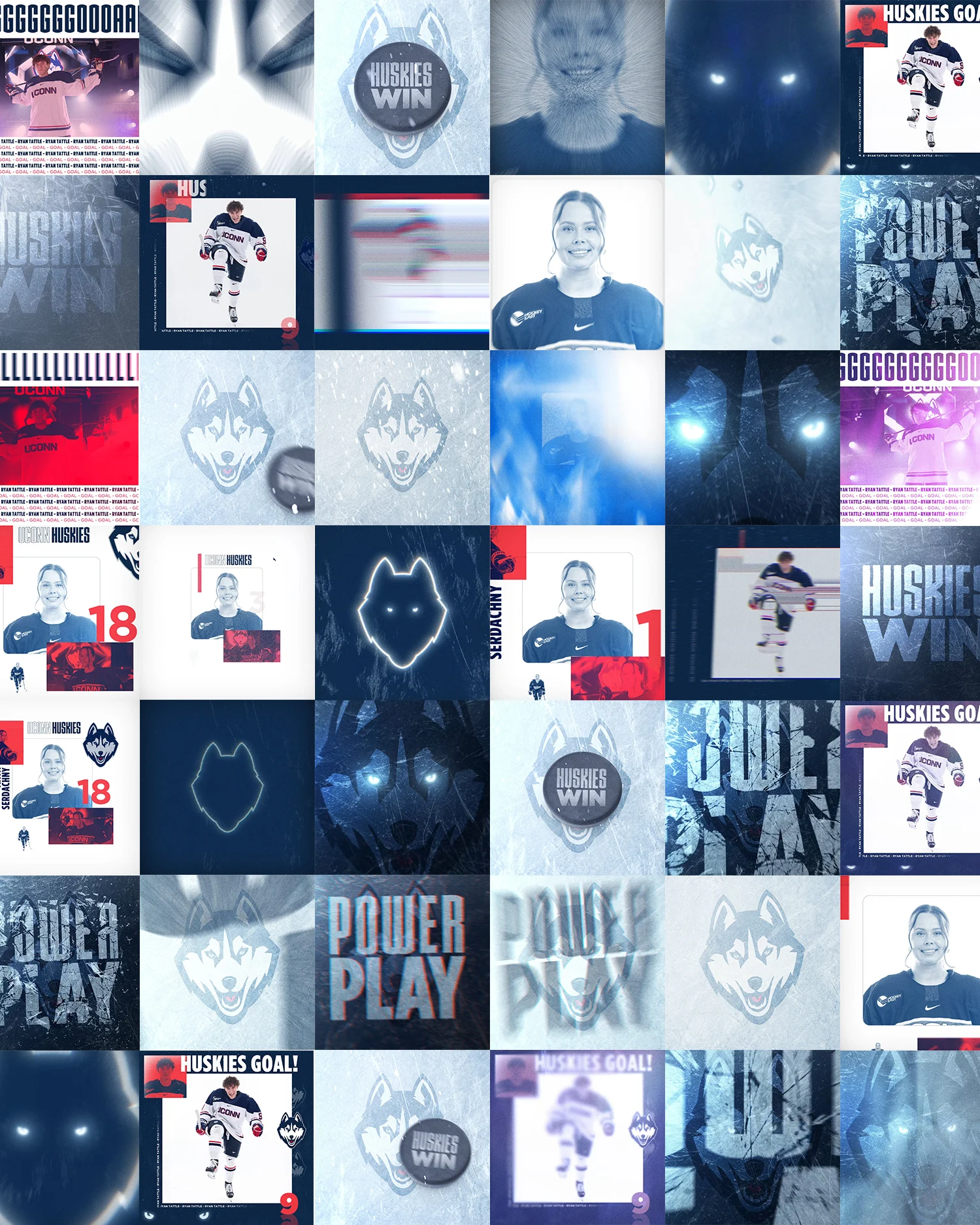 Uconn Hockey Graphics