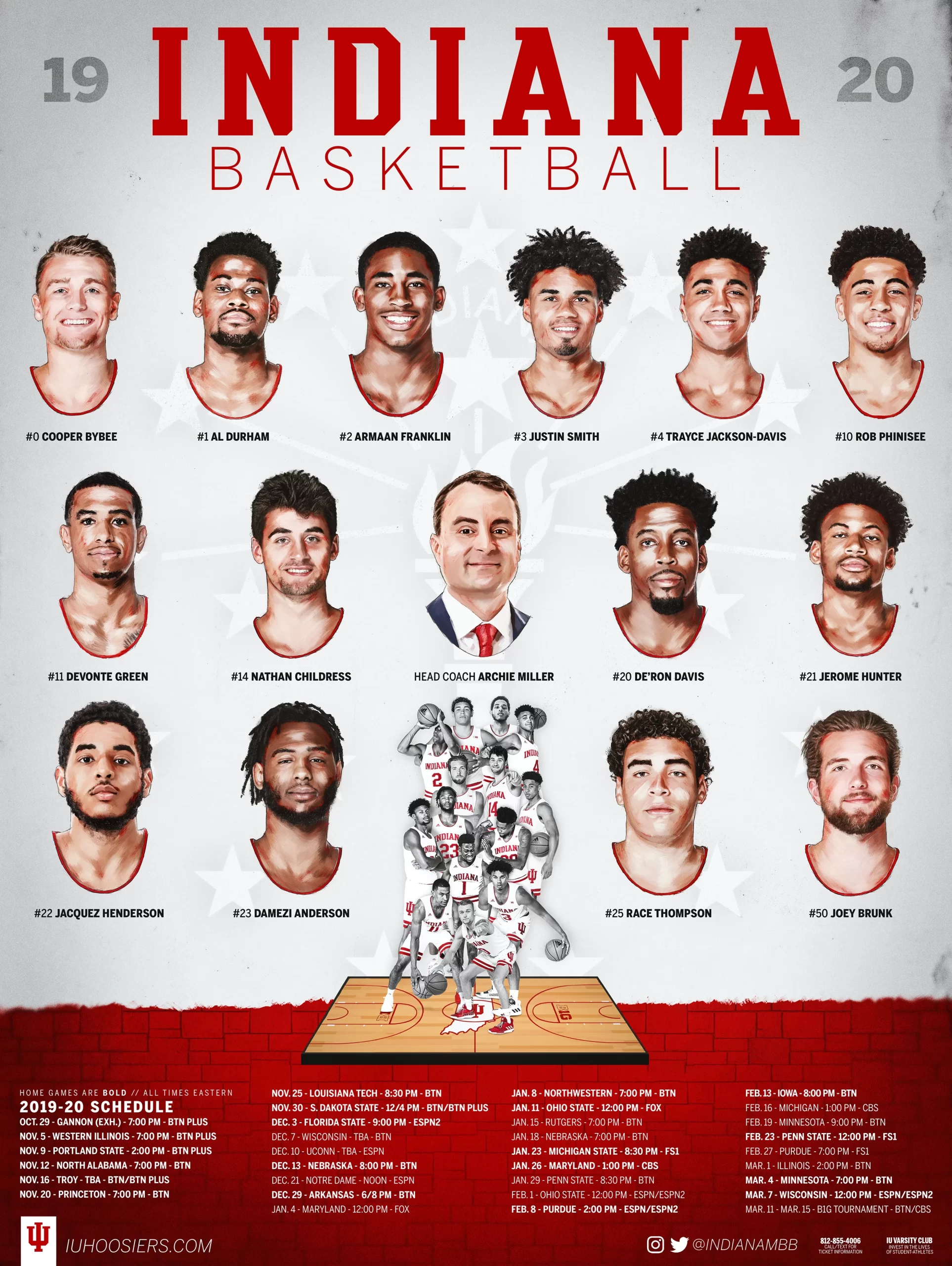 Indiana Basketball Graphics